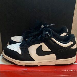 Panda Dunks- Nike Kids Black and White Sneakers